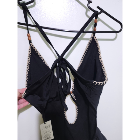 Women's Shade & Shore Swimsuit Size L Black - Picture 5 of 7